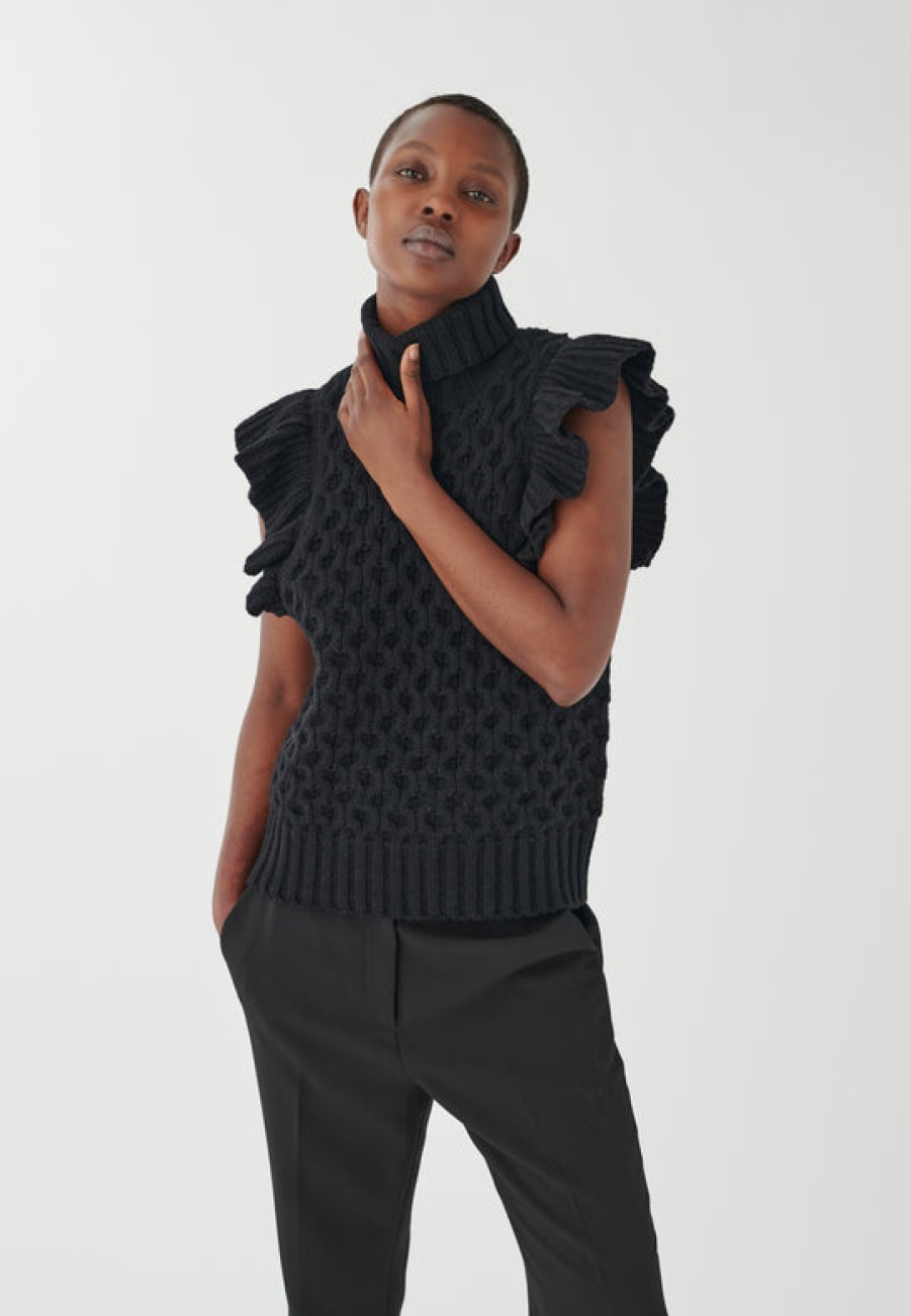 Clothing DEA KUDIBAL | Britthie Sweater Vest In Black