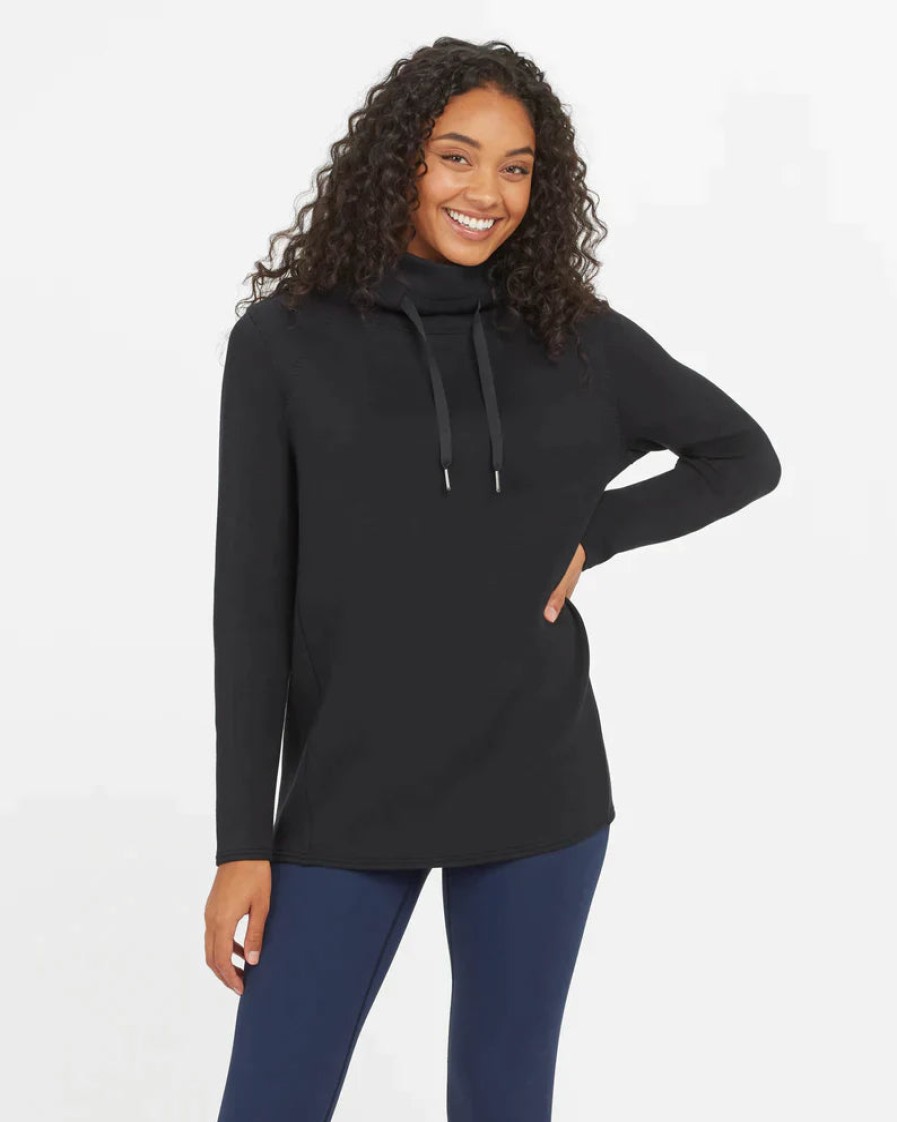 Clothing SPANX | Airessentials 'Got-Ya-Covered' Pullover Top In Very Black