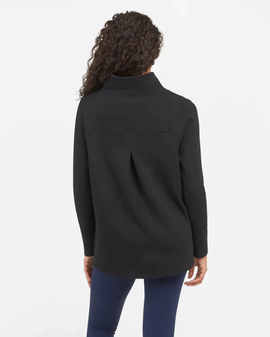 Clothing SPANX | Airessentials 'Got-Ya-Covered' Pullover Top In Very Black