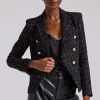 Clothing GENERATION LOVE | Eliza Tweed Blazer In Black/White Window