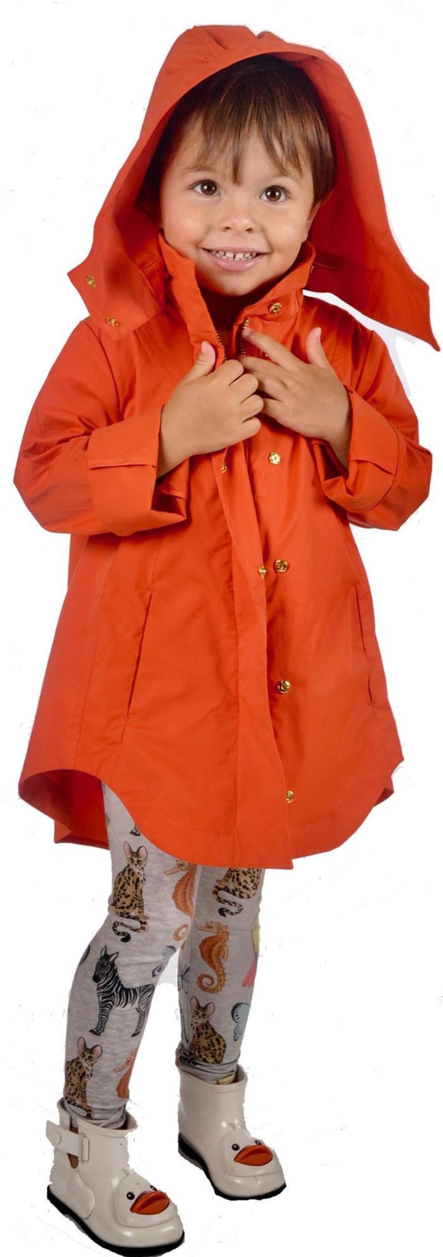 Clothing CIAO MILANO | Savinee Rain Jacket In Orange