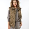 Clothing ESQUALO | Quilted Puffer Vest In Army Green