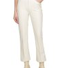 Clothing SEVEN JEANS | High Waisted Vegan Leather Slim Kick Pant In Cream