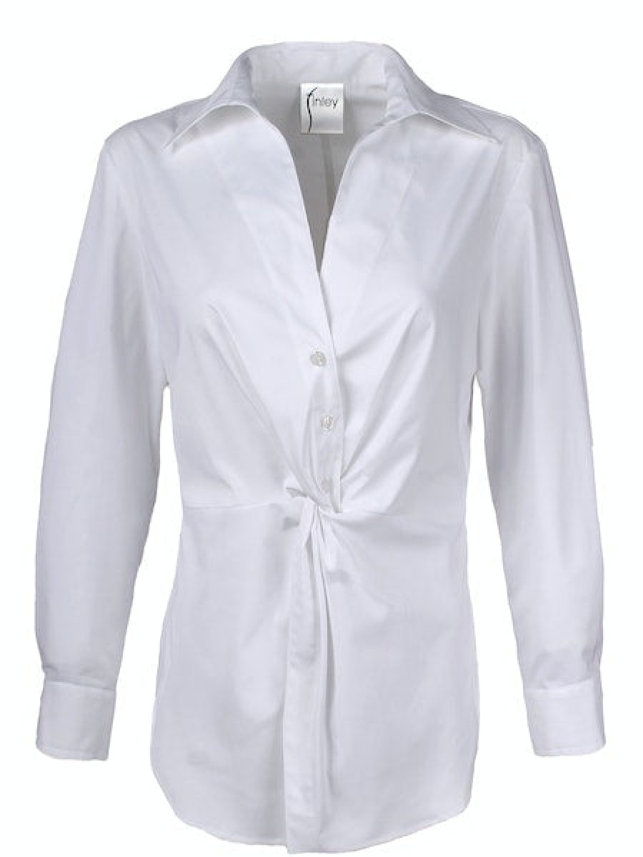 Clothing FINLEY | Sid Poplin Shirt In White