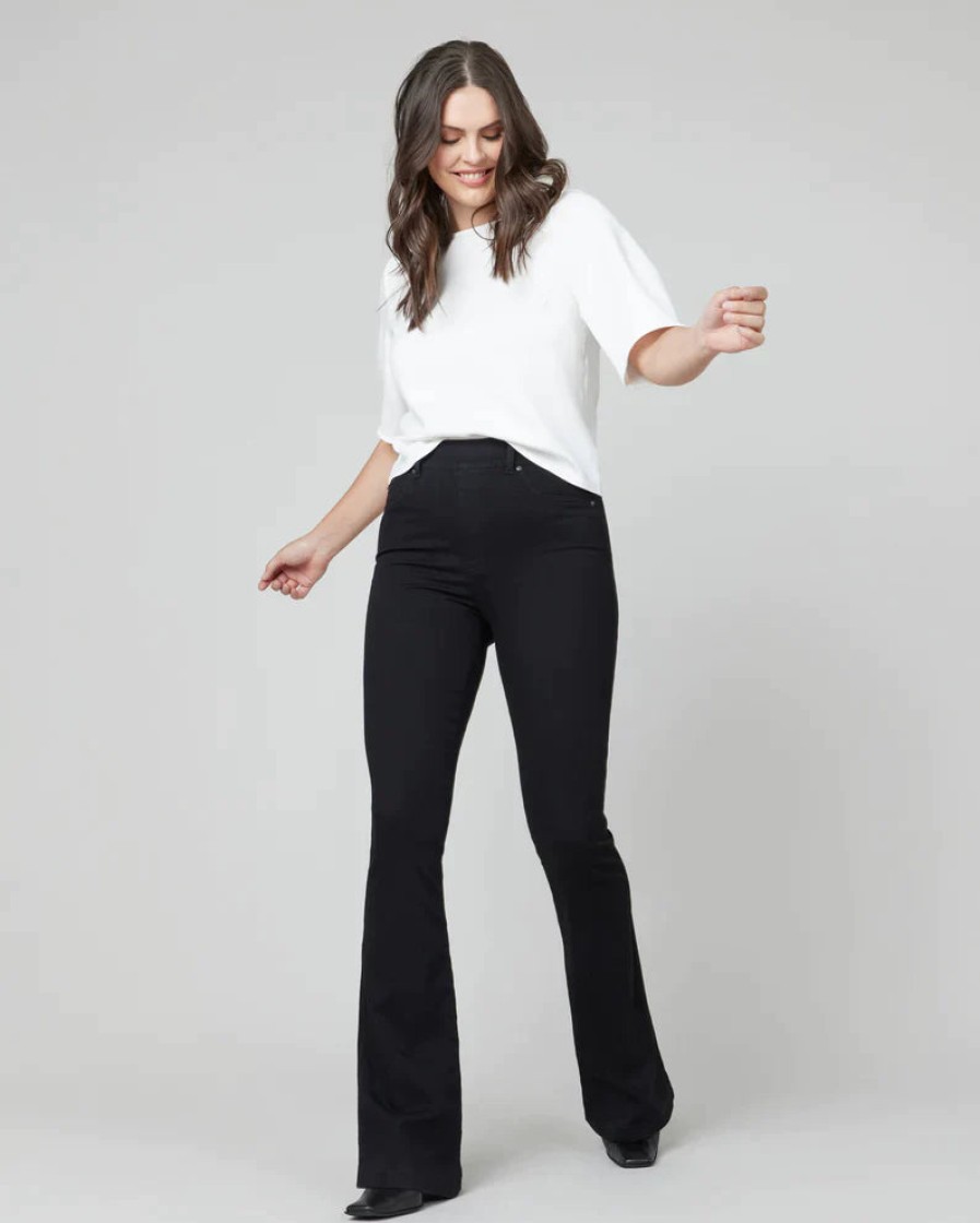 Clothing SPANX | Classic Flare Jean In Clean Black *Final Sale*