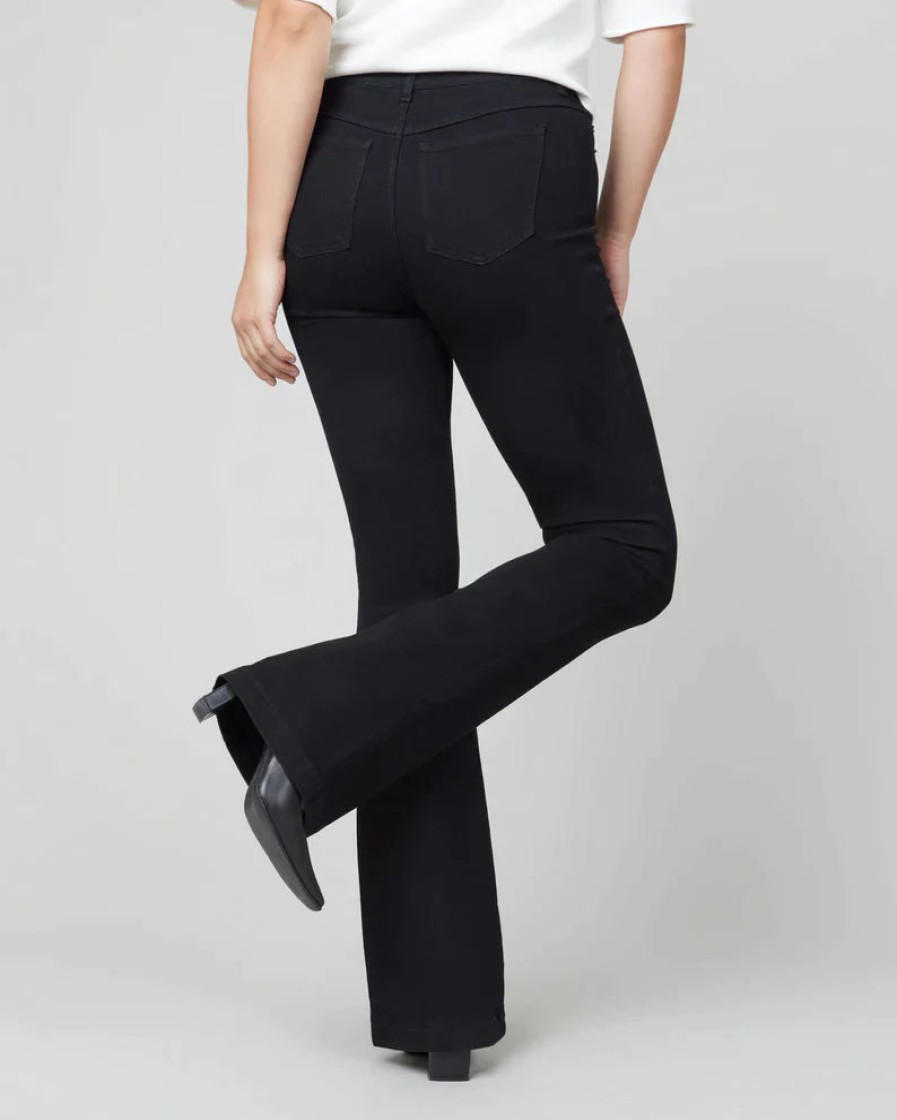 Clothing SPANX | Classic Flare Jean In Clean Black *Final Sale*