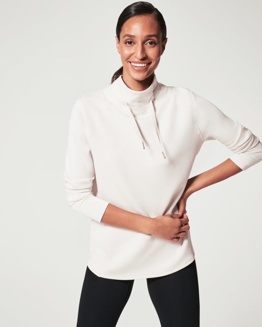 Clothing SPANX | Airessentials 'Got-Ya-Covered' Pullover Top In White Cloud