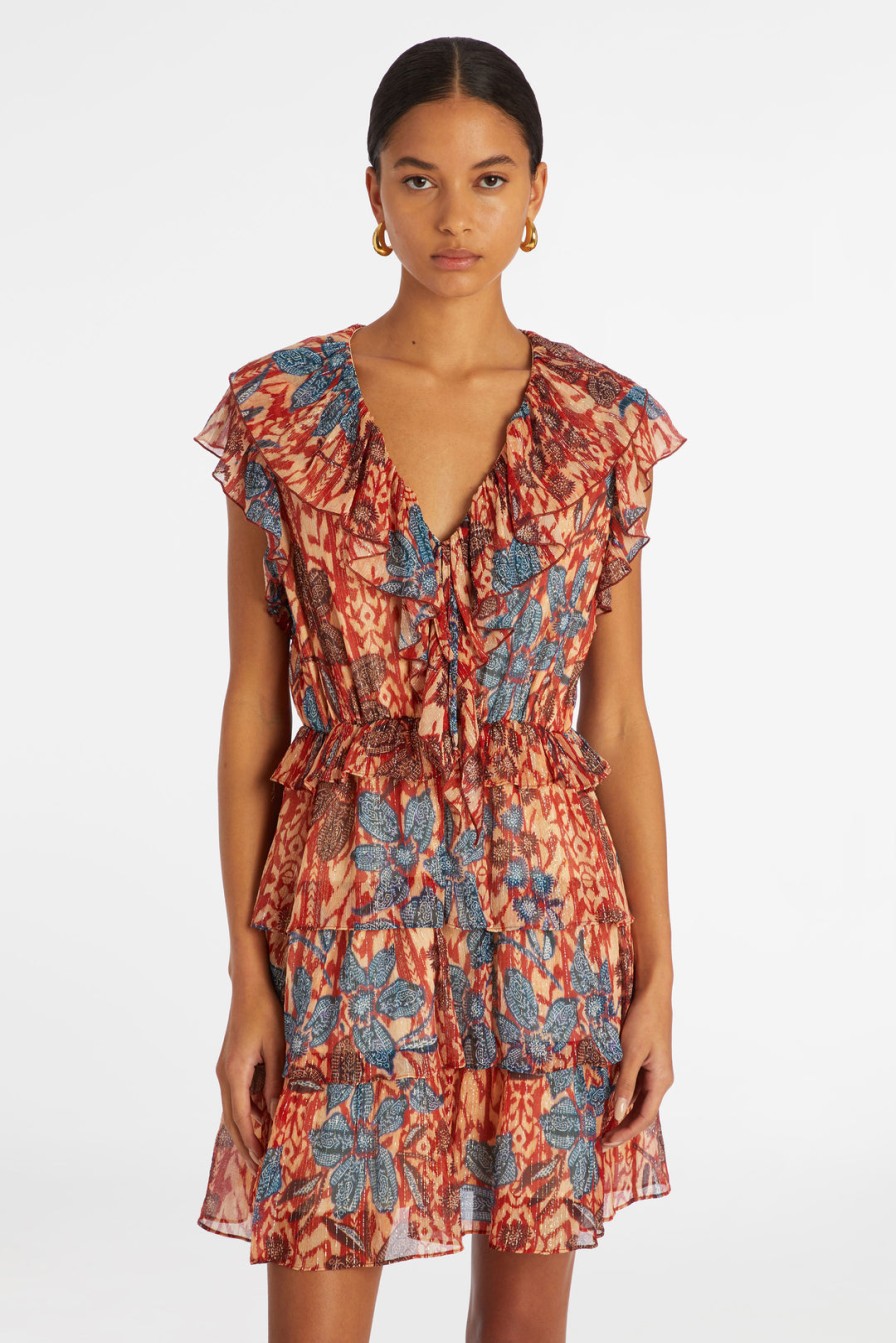 Clothing MARIE OLIVER | Gemma Dress In Maple Ivy