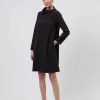 Clothing ESTELLE AND FINN | Asymmetrical Collar Dress In Navy