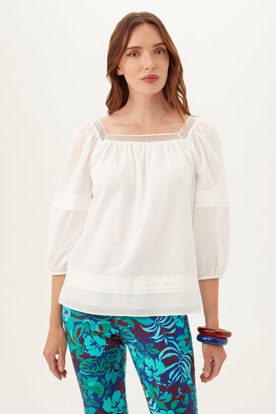 Clothing TRINA TURK | El Arsa Top In White