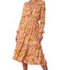 Clothing MISA LOS ANGELES | Nora Dress In Golden Flora *Final Sale*