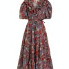 Clothing LOVE THE LABEL | Remy Maxi Dress In Khushi Plum Print