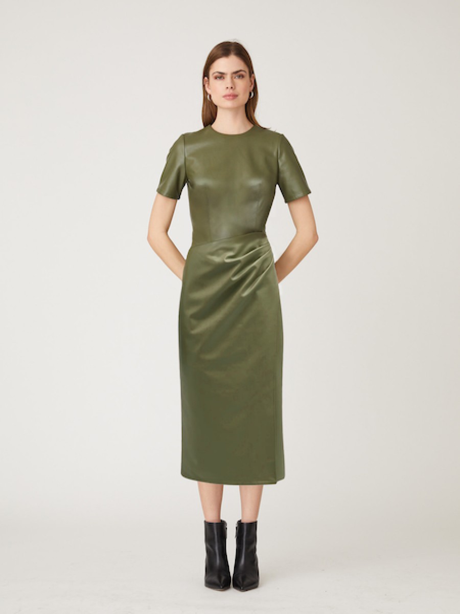 Clothing SHOSHANNA | Rhea Dress In Olive