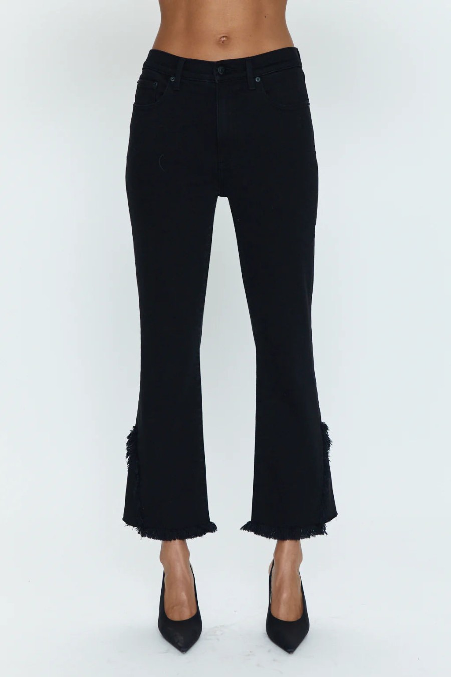 Clothing PISTOLA | Lennon High Rise Pant In Blackbird