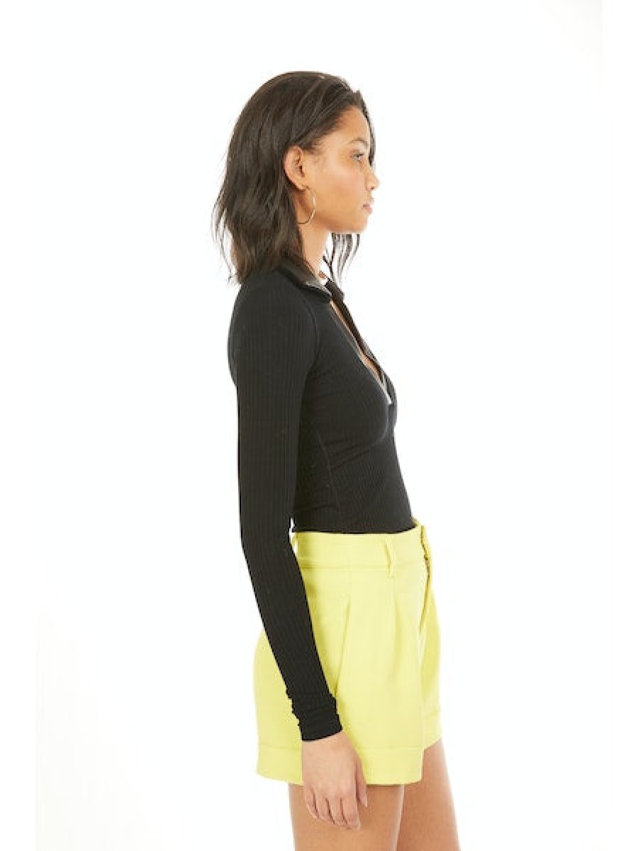 Clothing GENERATION LOVE | Willa Polo Top In Black