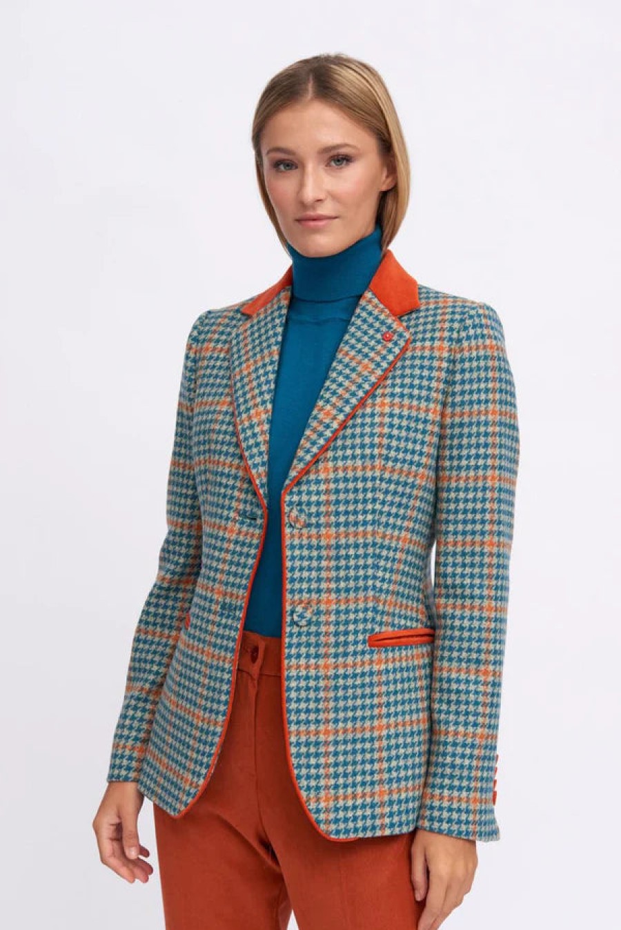 Clothing BARILOCHE | Palmar Blazer In Tangerine