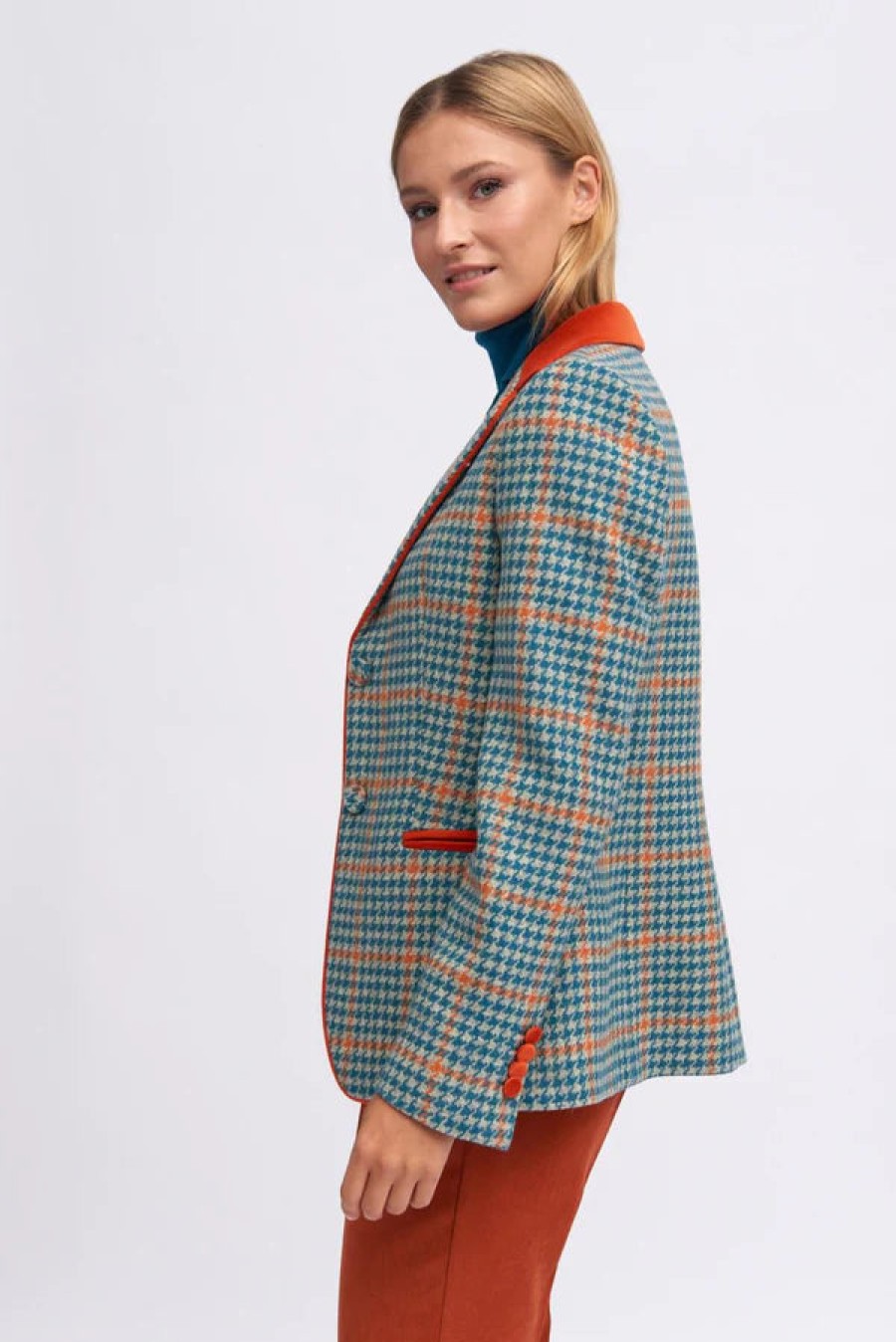 Clothing BARILOCHE | Palmar Blazer In Tangerine