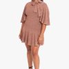 Clothing BLACK HALO | Coralia Mini Dress In Copper Zest