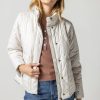 Clothing LILLA P | Shirttail Hem Zip Front Jacket In Opal