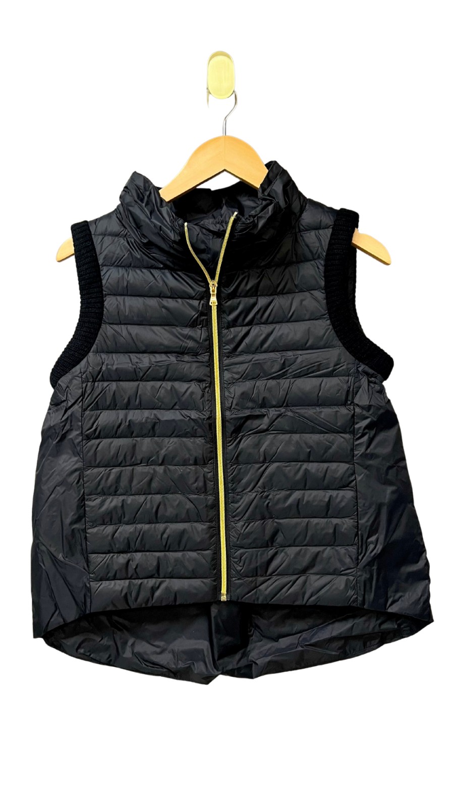 Clothing CORTLAND PARK | Wynn Gilt Puffer Vest In Black