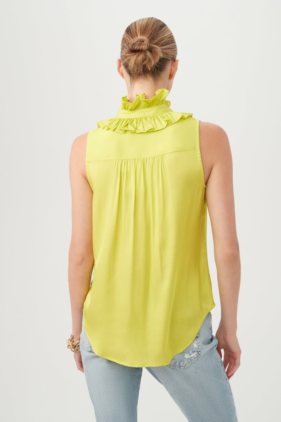 Clothing TRINA TURK | Cinzia Top In Lime *Final Sale*