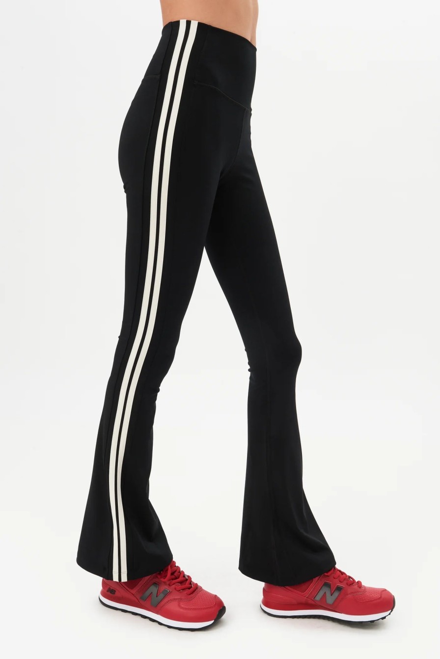 Clothing SPLITS59 | High Waist Techflex Flare In Black/White