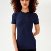 Clothing SPLITS59 | Louise Rib Tee In Indigo