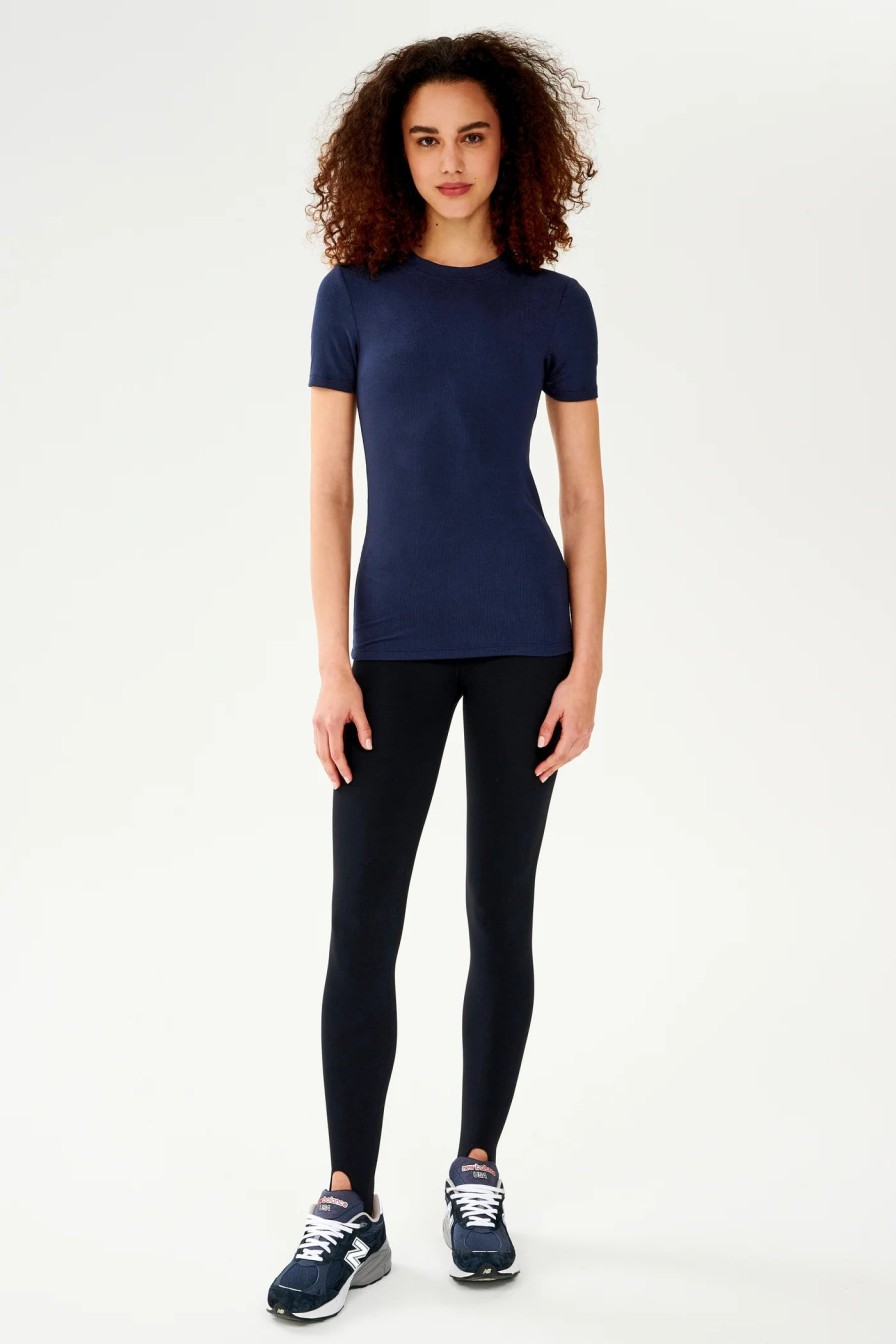 Clothing SPLITS59 | Louise Rib Tee In Indigo