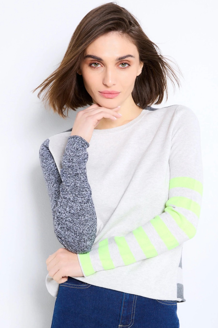 Clothing LISA TODD | Pop Rox Sweater In Platinum