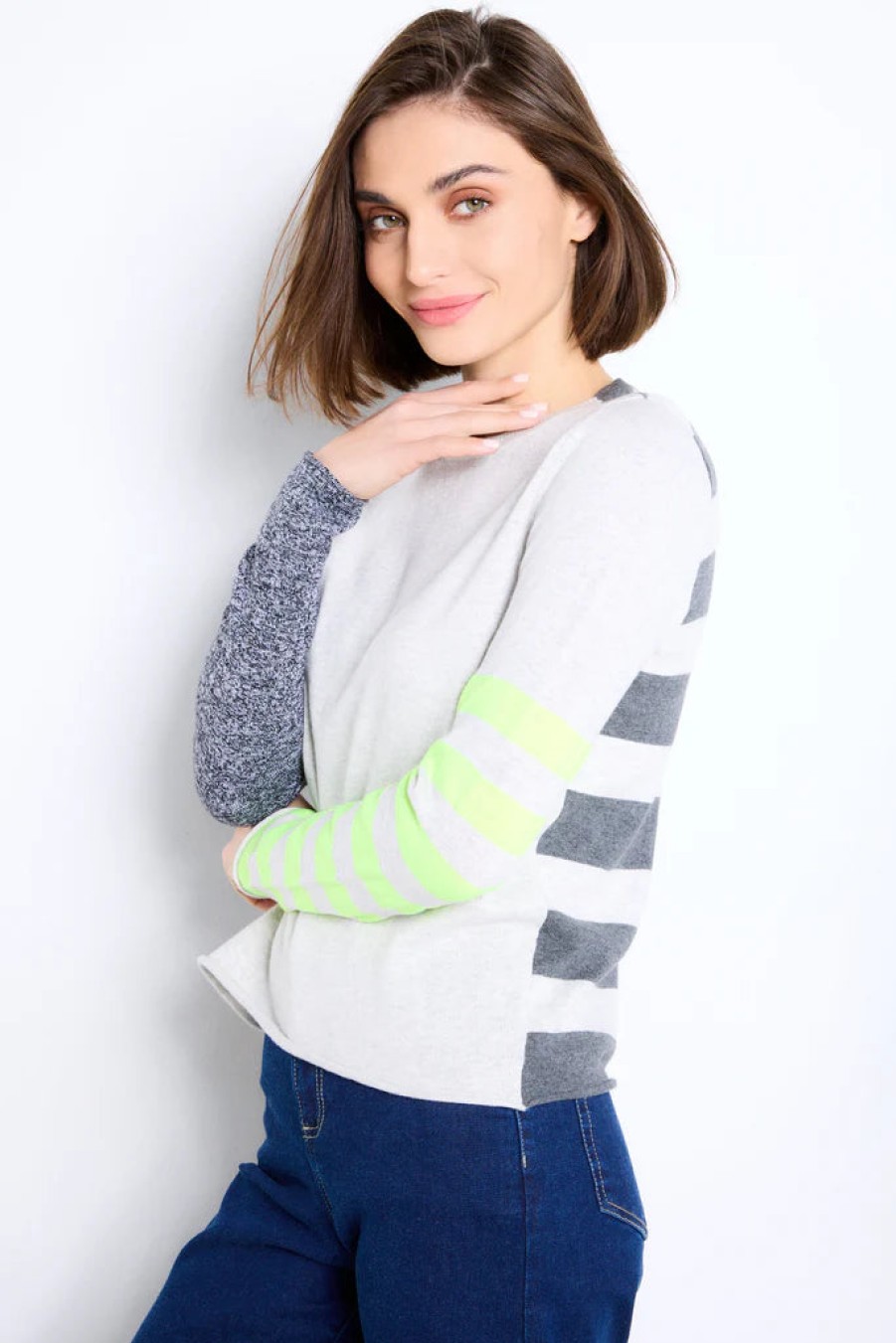 Clothing LISA TODD | Pop Rox Sweater In Platinum