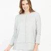 Clothing SPANX | Perfect Length Dolman Sleeve Top In Soft Grey Heather