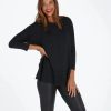 Clothing SPANX | Perfect Length Dolman Sleeve Top In Very Black