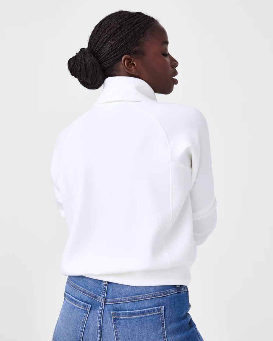 Clothing SPANX | Airessentials Half-Zip Pullover In Powder