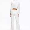 Clothing ALICE OLIVIA | Walker Vegan Leather Front Slit Pant