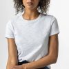 Clothing LILLA P | Short Sleeve Back Seam Tee In Iceberg