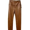 Clothing LYSSE | Textured Vegan Leather Legging In Whiskey