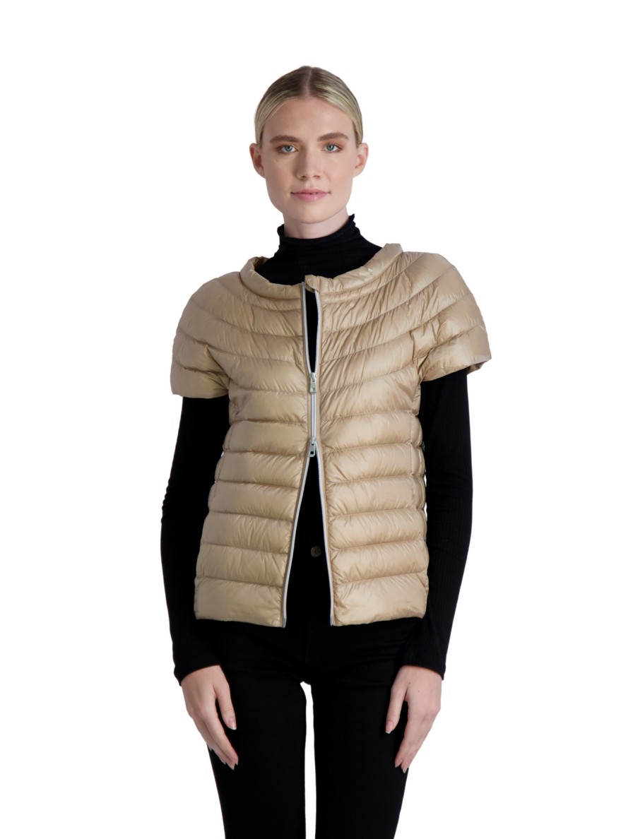 Clothing COTES OF LONDON | St. Ives Down Puffer Jacket In Camel